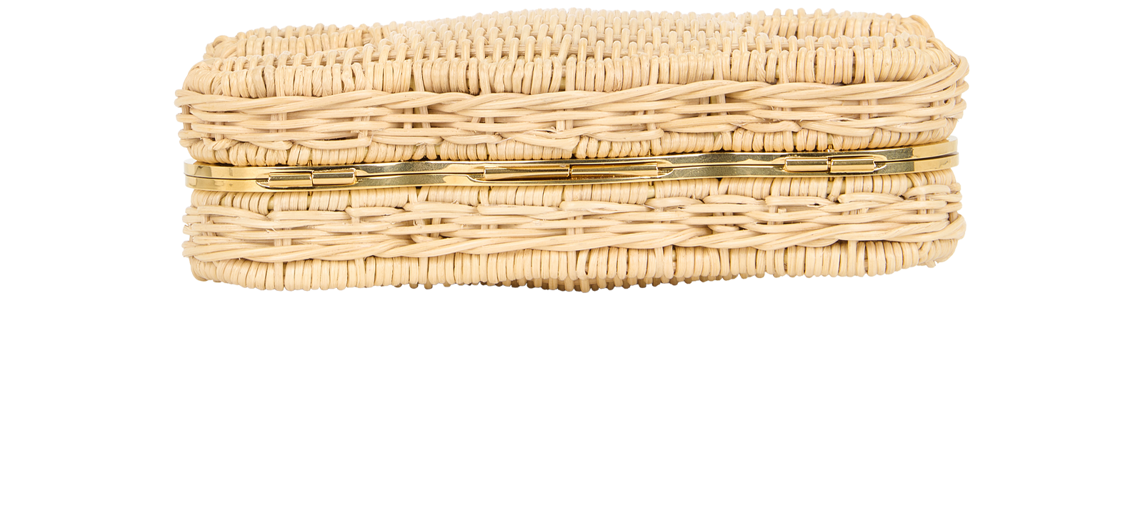 Minaudiere Triomphe, &pound;2,500, Handbags, Beige/Brown, Leather/Wicker, Top view
